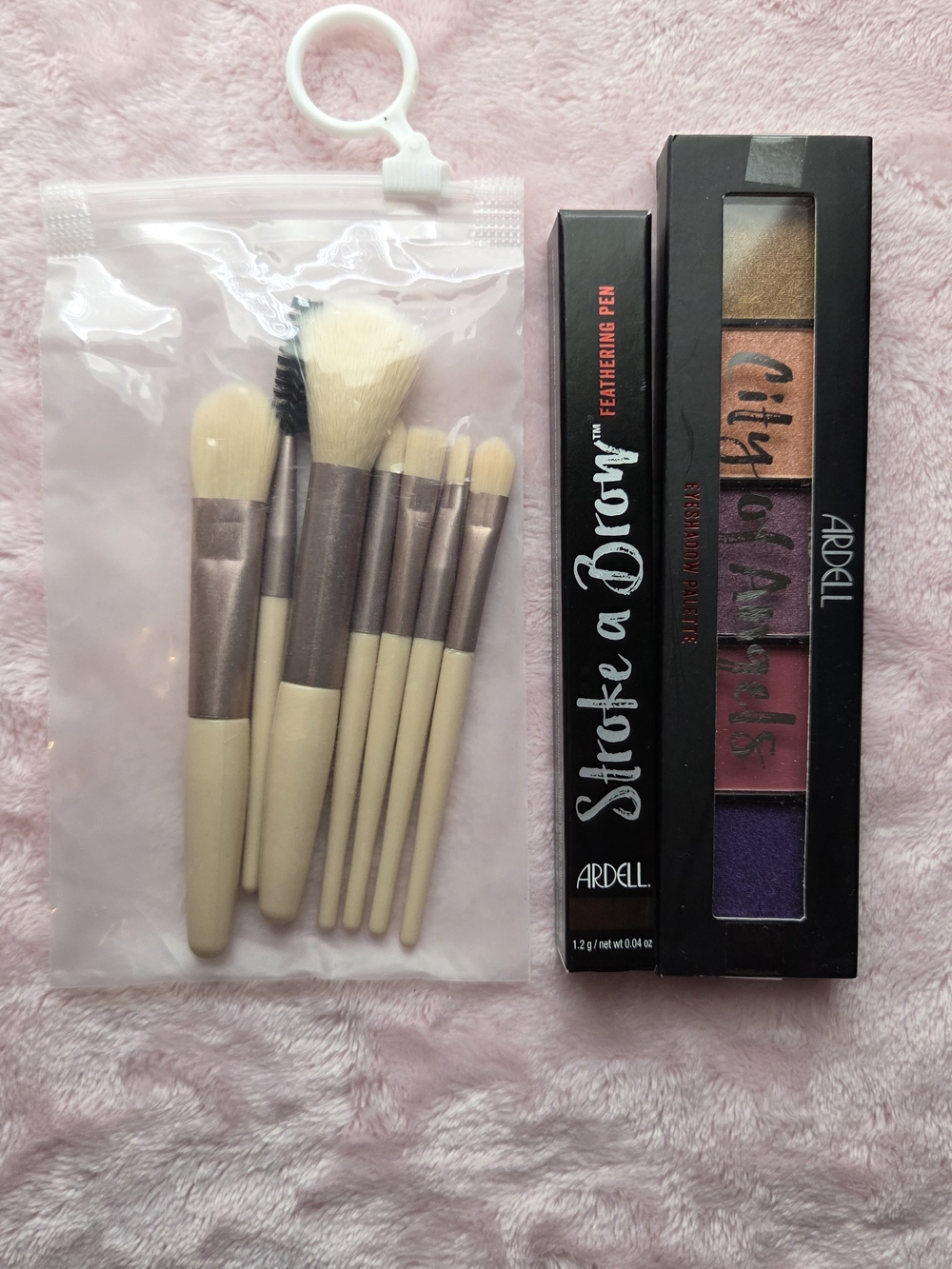 Ardell Eyeshadow Palette & Brow Feathering Pen And Mini Brush set